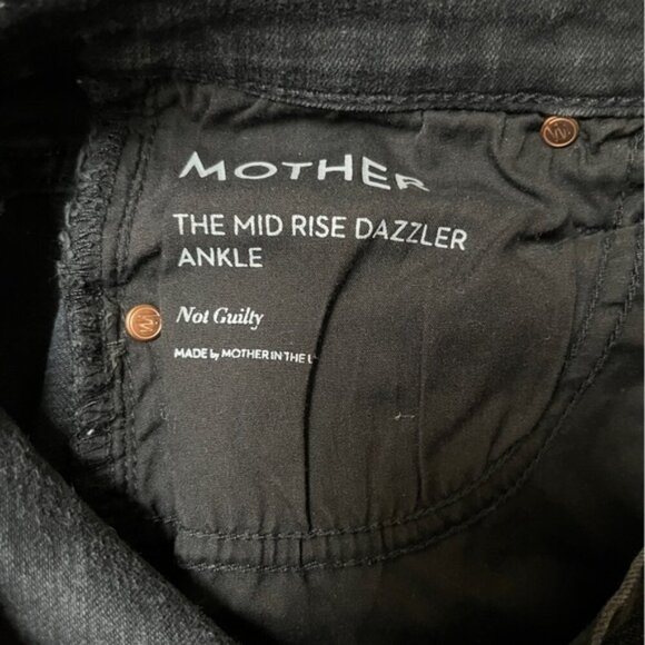 Mother The Mid Rise Dazzler Ankle Denim Jeans Sz 25 - Picture 11 of 15